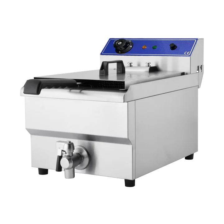 Hamoki Countertop Electric Fryer - EF131V Single Tank with Tap