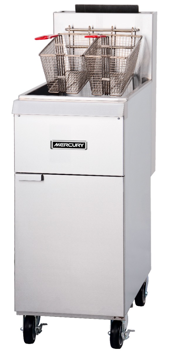 Mercury MF-35T Freestanding Single Tank Gas Fryer