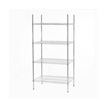 Connecta HEF703 Chrome Wire Shelving Unit 1200 x 600 x 1800mm