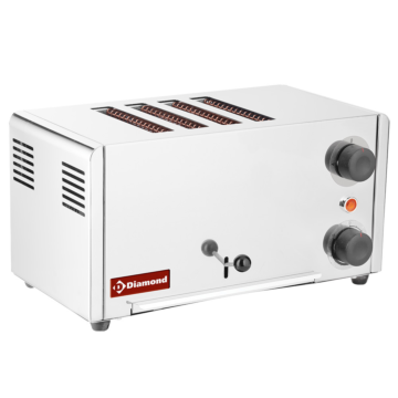 Diamond D4GP-X 4 Electric Section Slot Toaster - 2.15kW