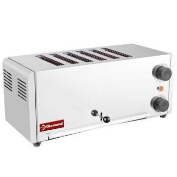 Diamond D6GP-X 6 Electric Section Slot Toaster - 3kW