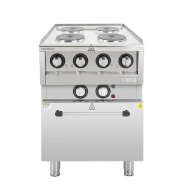 Buffalo SA808 600 Series 4 Plate Electric Convection Oven Range